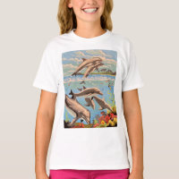 Hand Painted By Number | Playful Dolphins | Kids