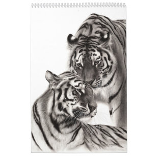 Hand Painted Cats Wild and Domestic Felines Calendar