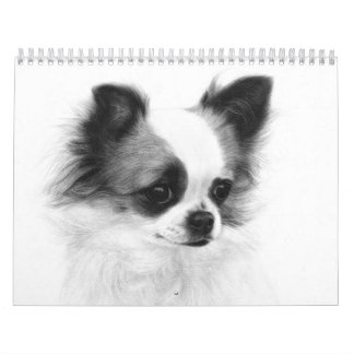 Hand Painted Chihuahua Portraits  Calendar