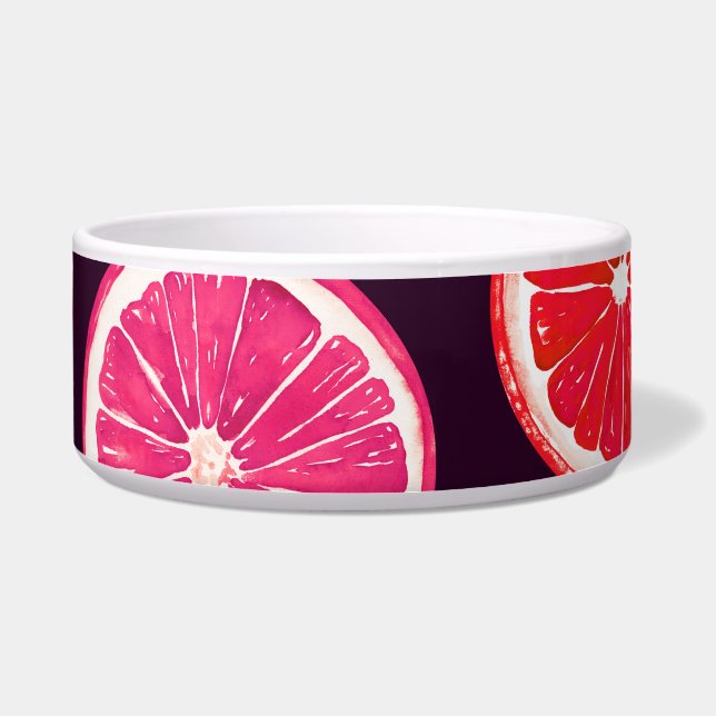 Hand Painted Citrus Dark Pattern (Front)