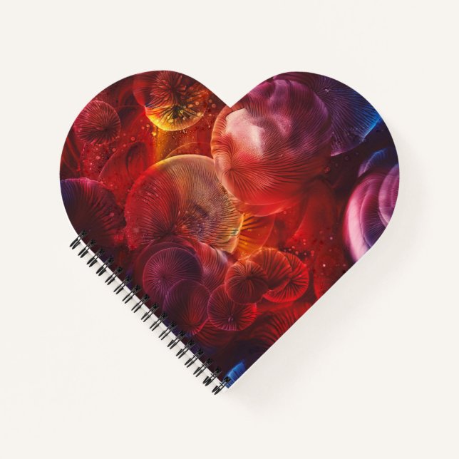 Hand Painted Deep Space Fantasy Painting Notebook (Front)