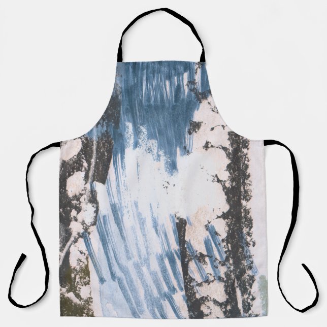 Hand painted design. Unique artistic style. Abstra Apron (Front)