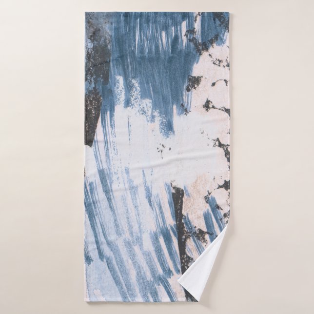 Hand painted design. Unique artistic style. Abstra Bath Towel (Bath Towel)