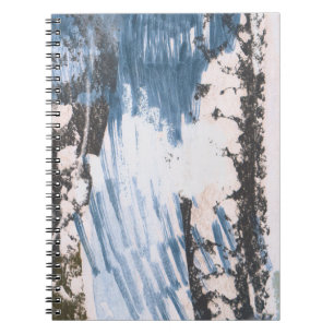 Hand painted design. Unique artistic style. Abstra Notebook