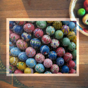 Hand-Painted Easter Egg Puzzle
