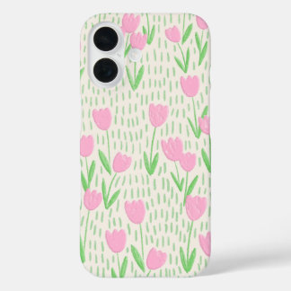 Hand-Painted Elegance iPhone 16 Case