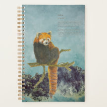 Hand-Painted Endangered Red Panda
