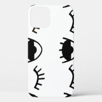 Hand Painted Eyes Ink Pattern