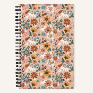 Hand Painted Floral Pattern-23136 Notebook