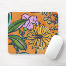Hand-Painted Floral Sunflower Desk Accessory