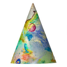 Hand Painted Galaxy Party Hat