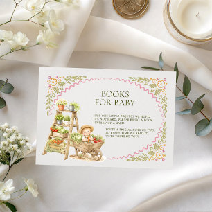 Hand Painted Locally Grown Books for Baby Card