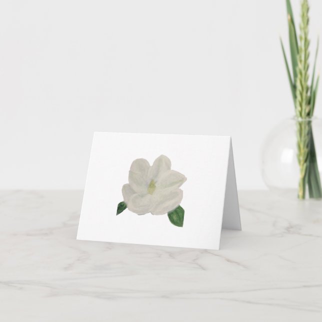 Hand Painted Magnolia Thank You Notes (Front)