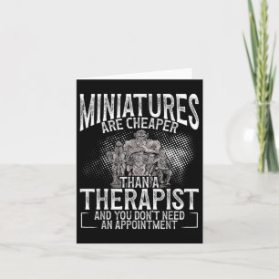 Hand-painted Miniatures Funny Role-playing Art Min Card