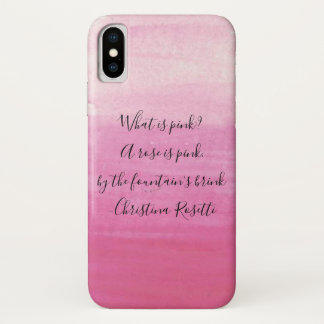 Hand-Painted Pink Watercolor Quote  Case-Mate iPhone Case