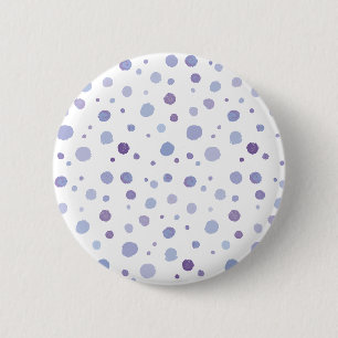 hand painted polka dots 2 inch round button