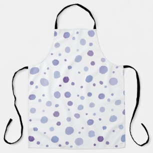 hand painted polka dots apron