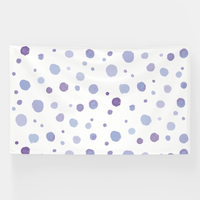 hand painted polka dots banner (Horizontal)