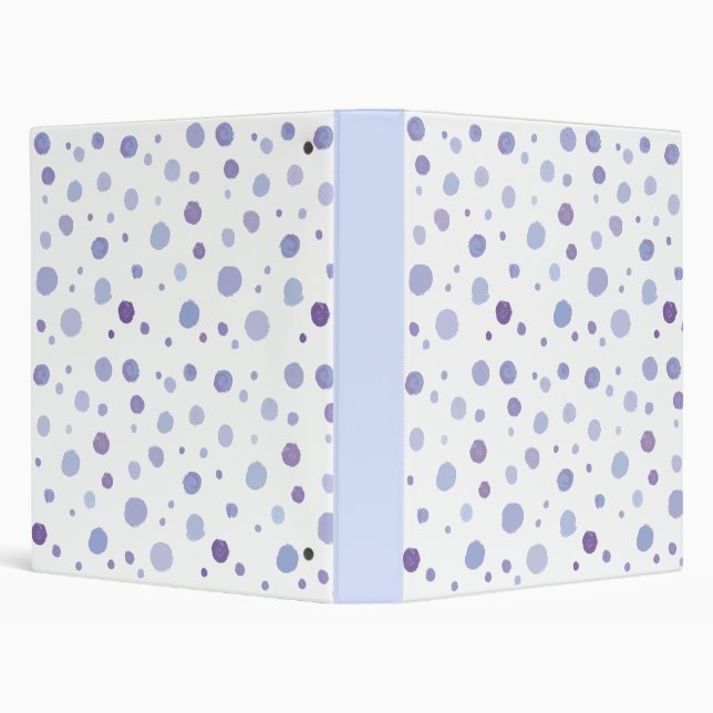 hand painted polka dots binder (Background)