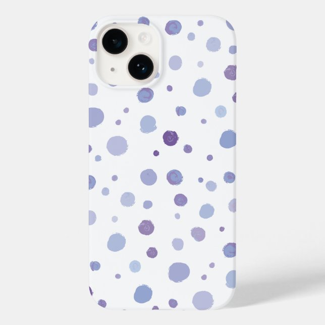 hand painted polka dots Case-Mate iPhone case (Back)