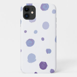 hand painted polka dots iPhone 11 case