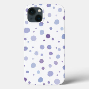 hand painted polka dots iPhone 13 case