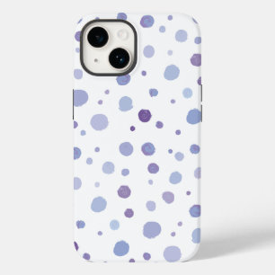 hand painted polka dots Case-Mate iPhone 14 case