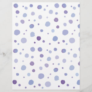 hand painted polka dots letterhead