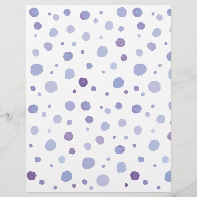 hand painted polka dots letterhead (Front)