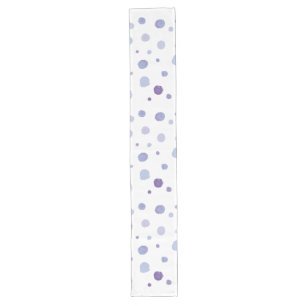 hand painted polka dots long table runner
