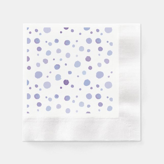 hand painted polka dots napkin (Front)