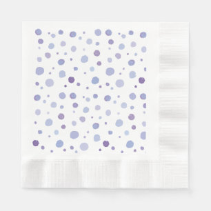 hand painted polka dots napkin