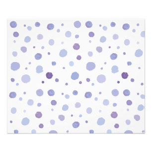 hand painted polka dots photo print