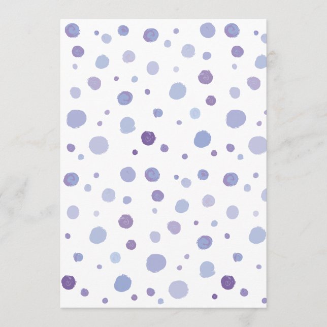 hand painted polka dots program (Front)
