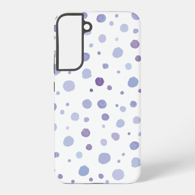 hand painted polka dots samsung galaxy s22+ case (Back)