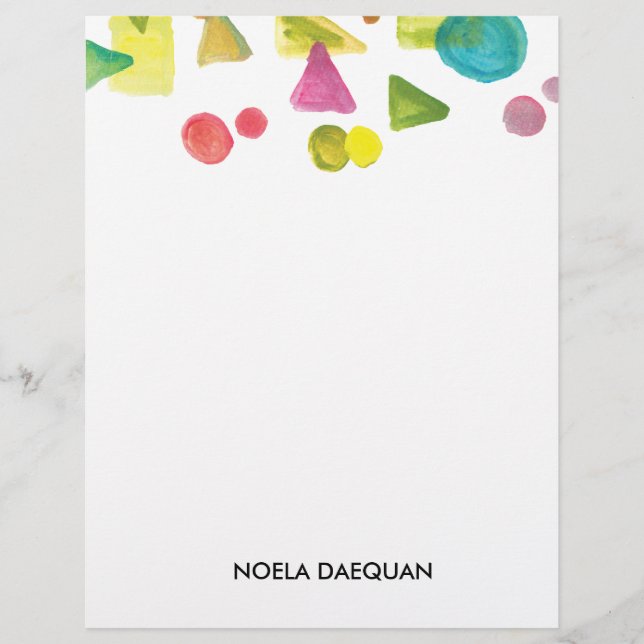 hand painted shapes (Front)