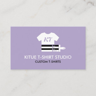 Hand Painted Shirt Artist Business Card