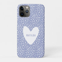 Hand painted spot and heart personalized