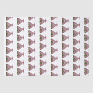 Hand Painted Staffordshire Dogs Tissue Paper