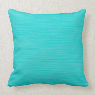 Hand Painted Tiffany Aqua Blue Throw Pillow