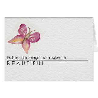 Hand painted watercolor butterfly