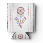 Hand Painted Watercolor Dreamcatcher Beads Feather