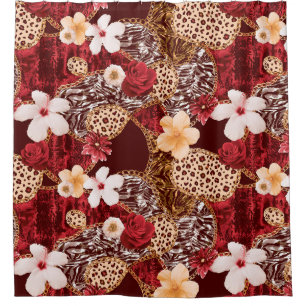 Hand Painting Abstract Watercolor Leopard Zebra an