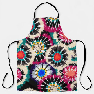 Hand Painting Abstract Watercolor Seamless Shibori Apron