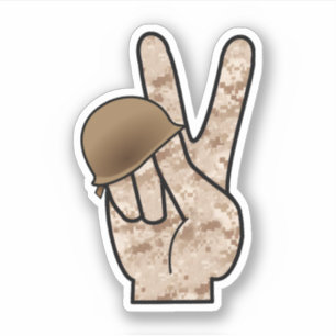 Hand Peace Camouflage
