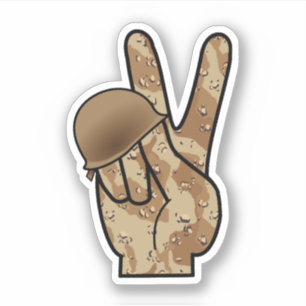 Hand Peace Camouflage