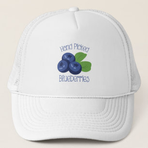 Hand Picked Blueberries Trucker Hat