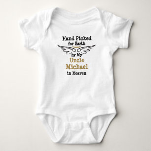 Hand Picked for Earth by My ... with Halo Baby Bodysuit