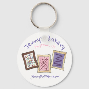 Hand Pies Toaster Pastry Custom Bakery Pastries Keychain