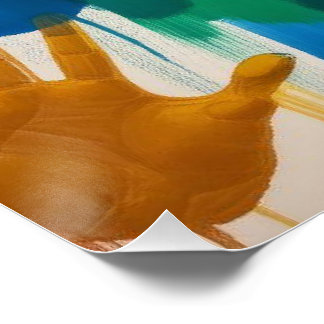 hand poster